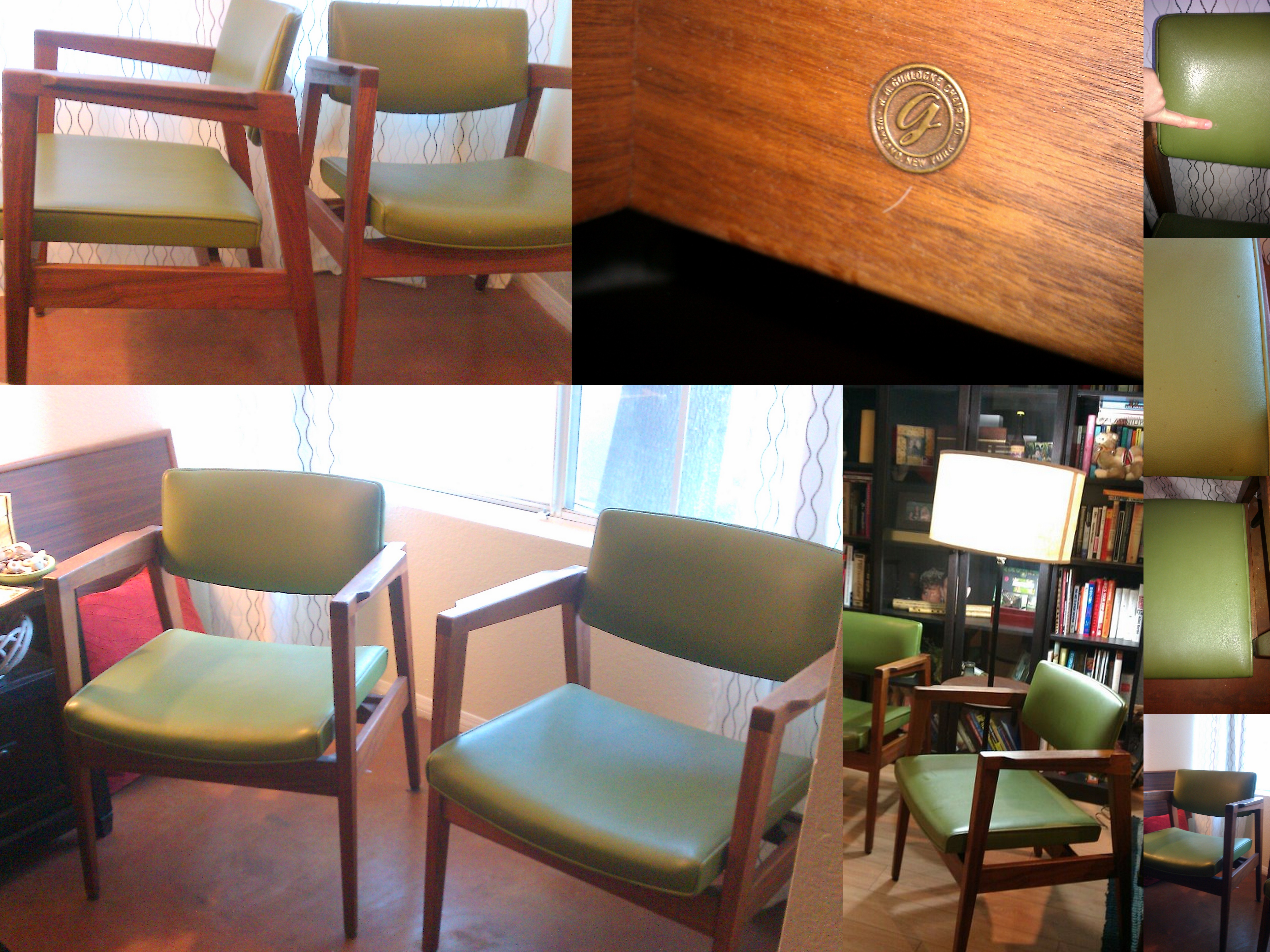 Two Gorgeous 1960 S Mid Century Modern Chairs From Gunlocke